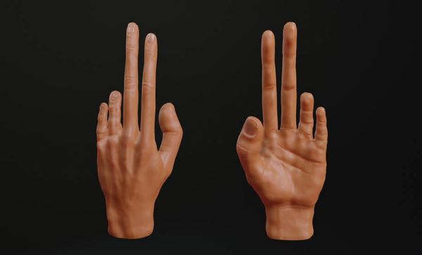 Исследователи показали, какими могут быть руки и пальцы геймеров в далёком будущем 
